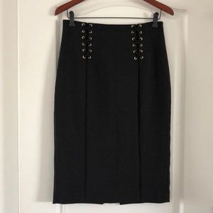 Stretch pencil skirt